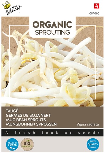 Mungbohnen Sprossen - Buzzy Organic Sprouting