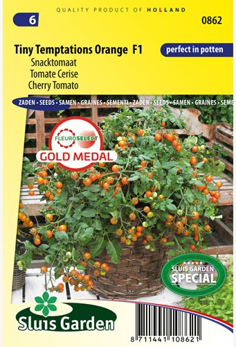 Tomate Tiny Temptations Orange F1- Lycopersicon