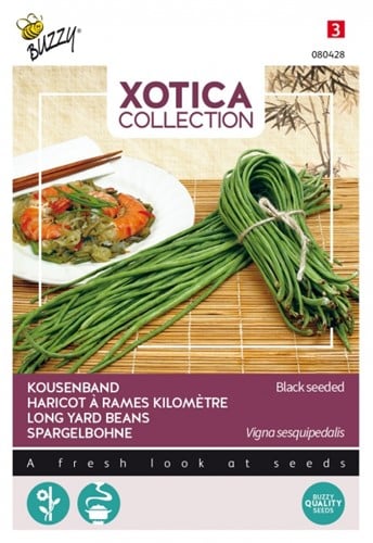 Spargelbohne Black Seeded - Xotica Collection