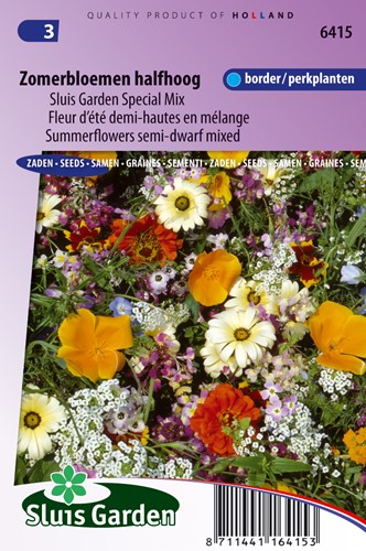 Mischung Sommerblumen halbhoch 1-jährig