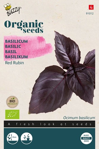 Bio Basilikum Red Rubin
