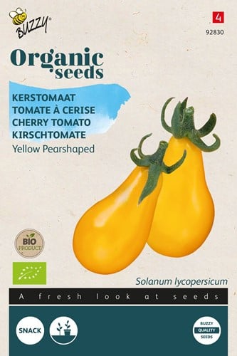 Bio Kirschtomaten Yellow Pearshaped