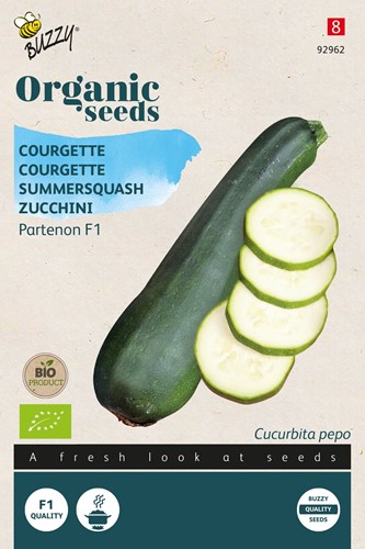 Biologische zaden Courgette Partenon F1