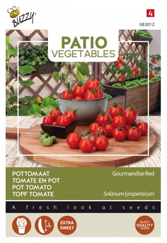 Topf Tomate Gourmandise Red - Buzzy Patio Vegetables