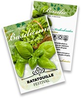 Personalisierte Werbegeschenke Samen Pakete Basilikum 20 Stück-2