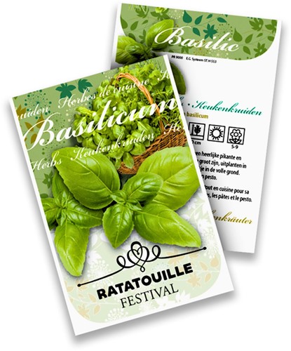 Personalisierte Werbegeschenke Samen Pakete Basilikum 20 Stück-2