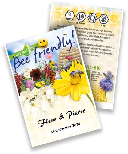 Personalisierte Werbegeschenke Samen Pakete Schmetterlings Blumenwiese 250 Stück-2