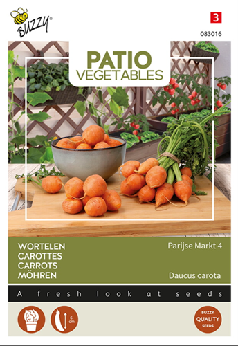 Möhren Parijse Markt 4 - Buzzy Patio Vegetables