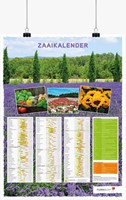 Zaaikalender Poster Nederlands - Opgerold