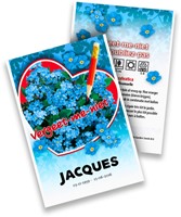 Vergeet-mij-Niet - Myosotis zakjes persoonlijk bedrukt - 2.000 stuks-2